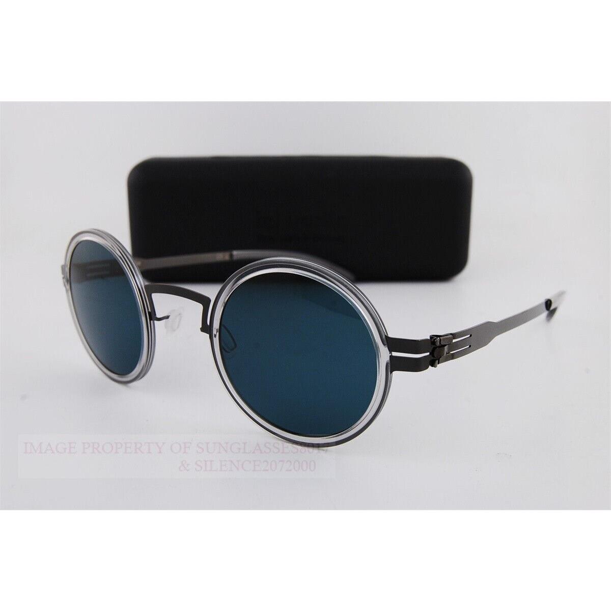 Ic Berlin Sunglasses Bent Sky Grey/gunmetal/grey For Men Women