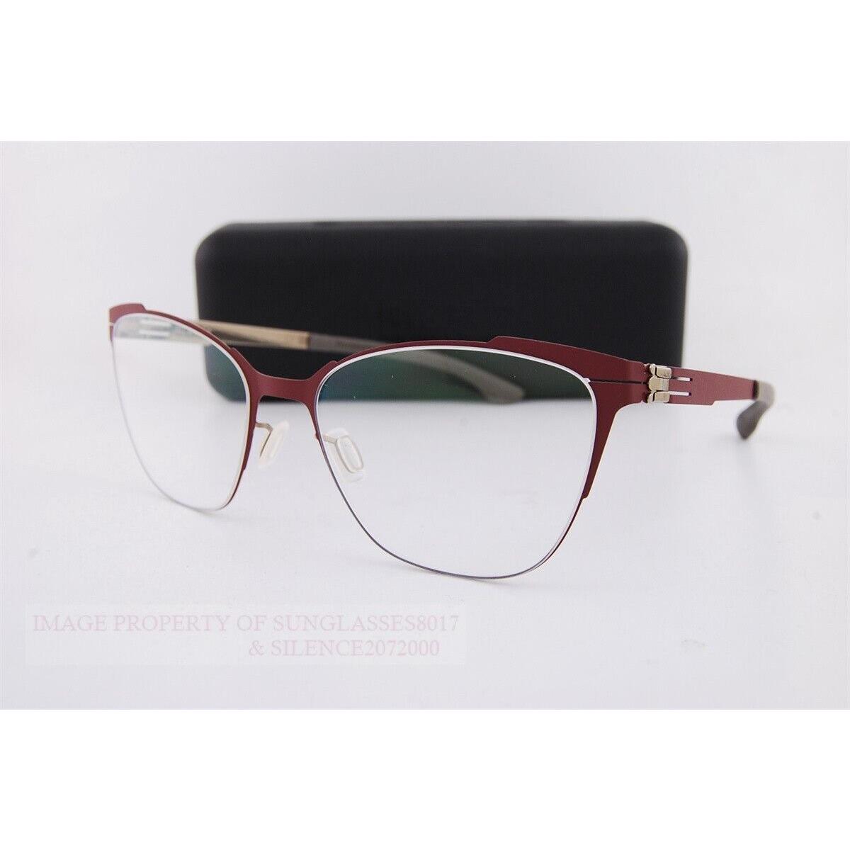 ic Berlin Eyeglass Frames Kara Kidney Bean/bronze Made in Germany 54