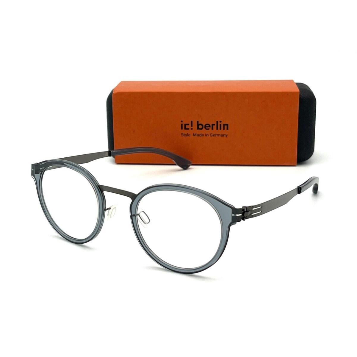 IC Berlin Eric Graphite Petroleum / Clear 48mm Eyeglasses