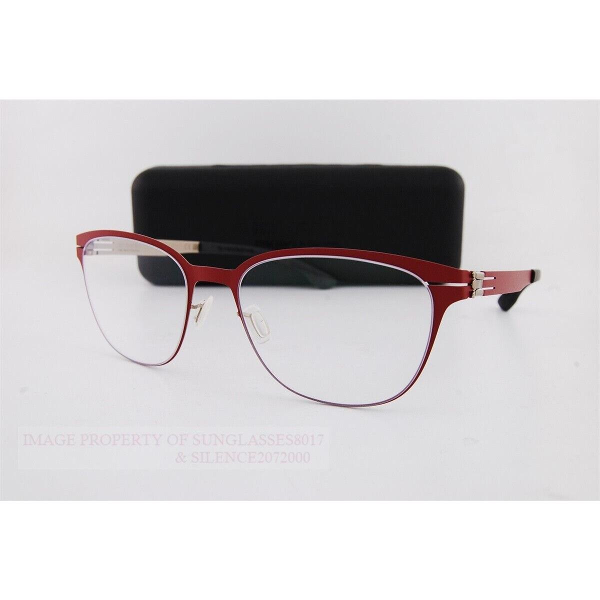 ic Berlin Eyeglass Frames Marla Red 97/ Bronze Made in Germany 51mm