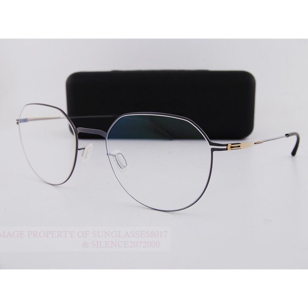 ic Berlin Eyeglass Frames Lio Aubergine-black Made in Germany 49mm