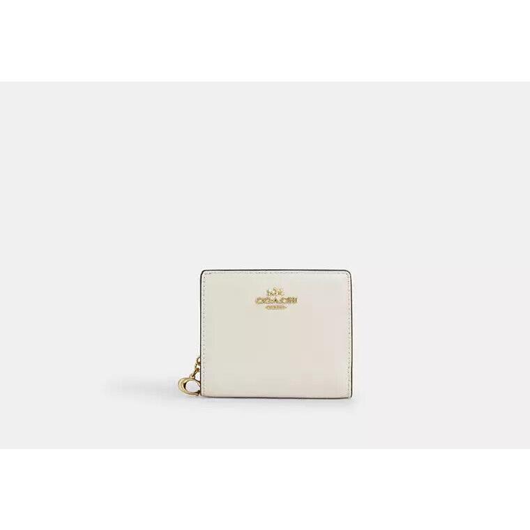 Coach Snap Wallet ID Window CW790 GOLD/PEARL