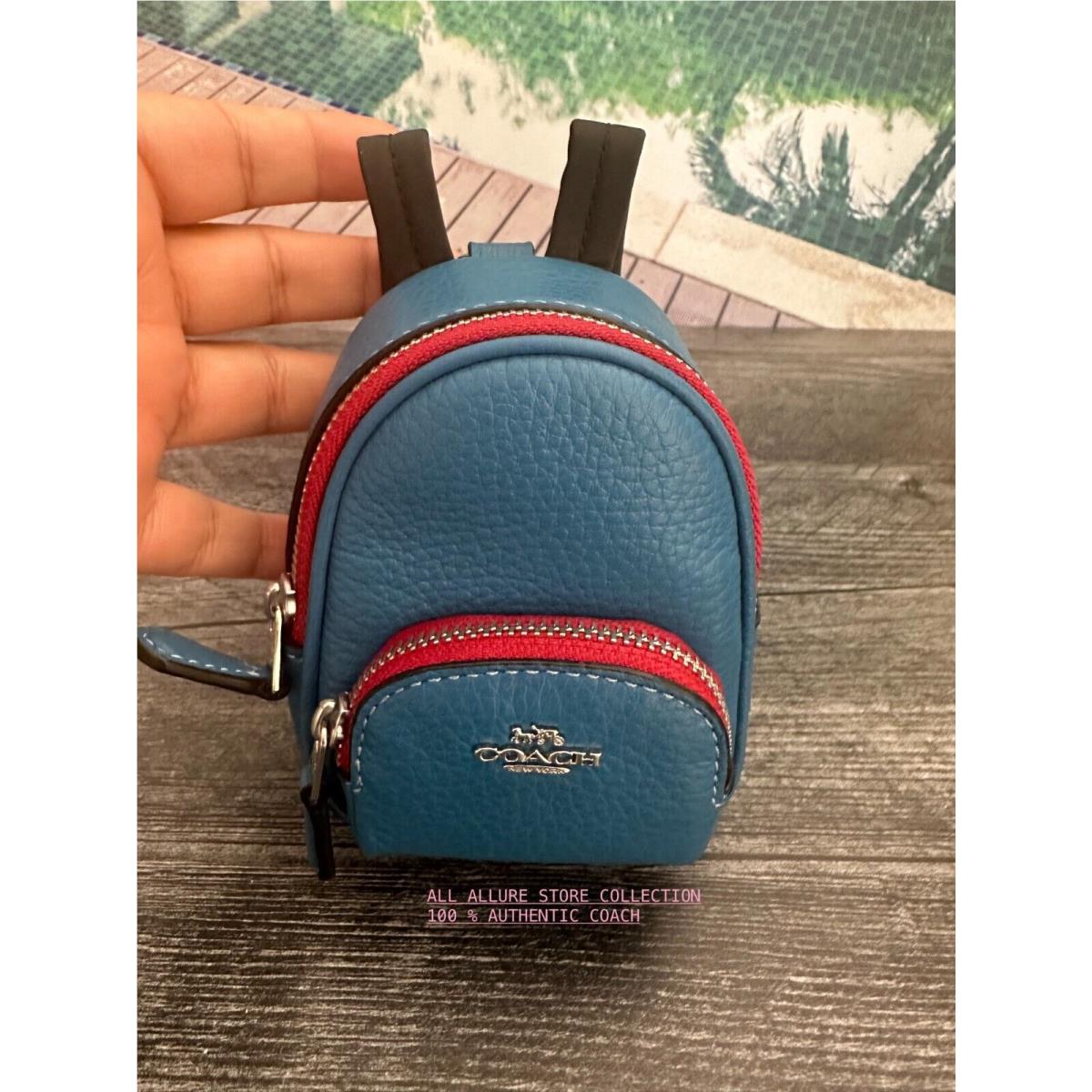 Coach Mini Court Backpack Bag Charm CC315