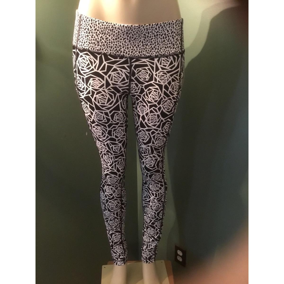 Lululemon Speed Tight IV Csal/cdfi Black/white/mosaic 6 8 10