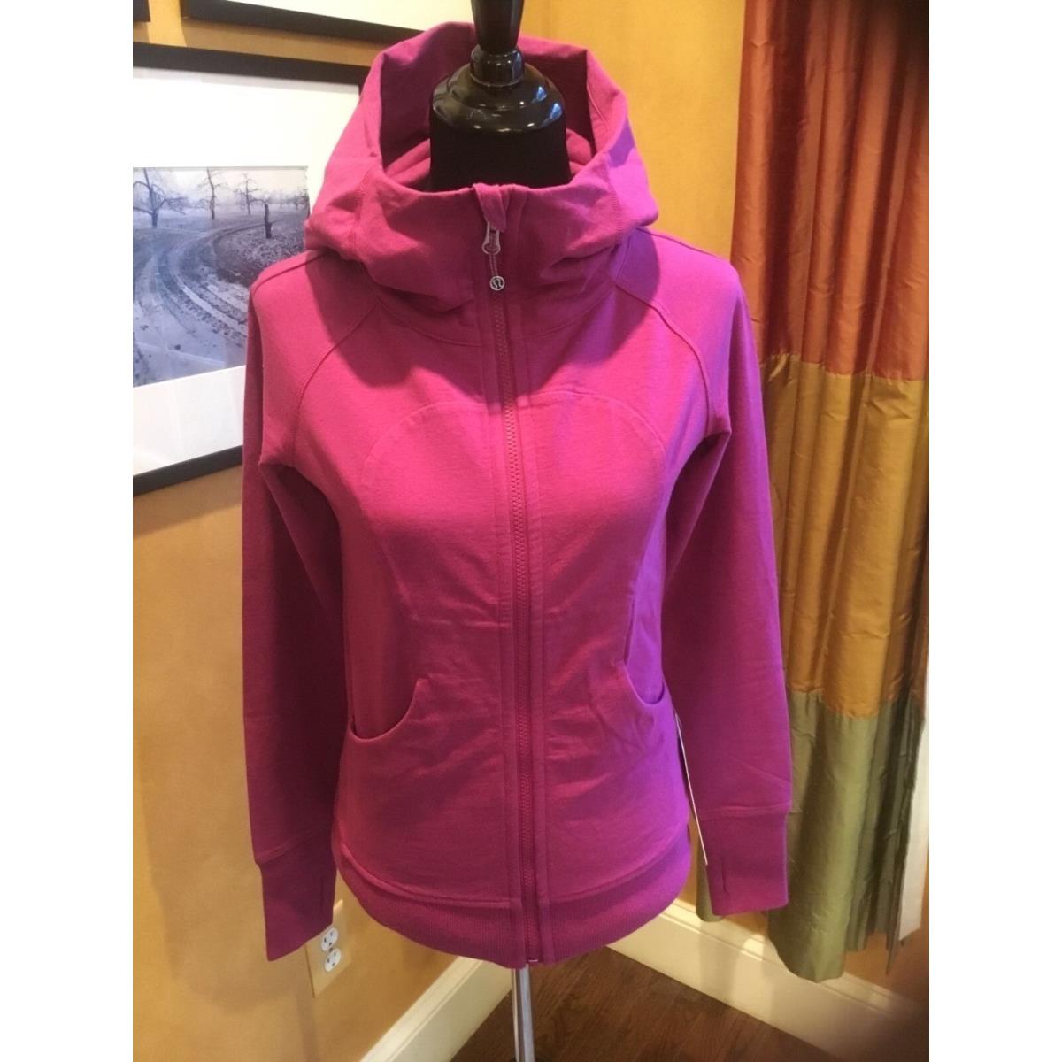 Lululemon Scuba Hoodie Iii Terry Jacket Hrgp Heathered Regal Plum 6 8 10 12