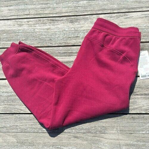 Women`s Lululemon Scuba HR Relaxed Jogger High Rise Red Pome SZ 6