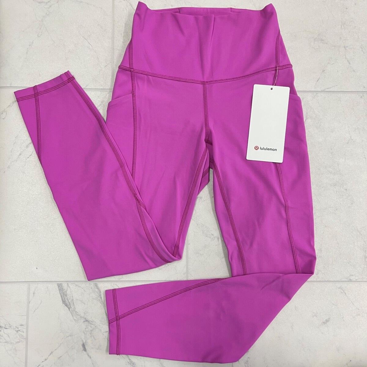 Lululemon Align High Rise Pant 25 Pockets In Pow Pink Tone Size: 4