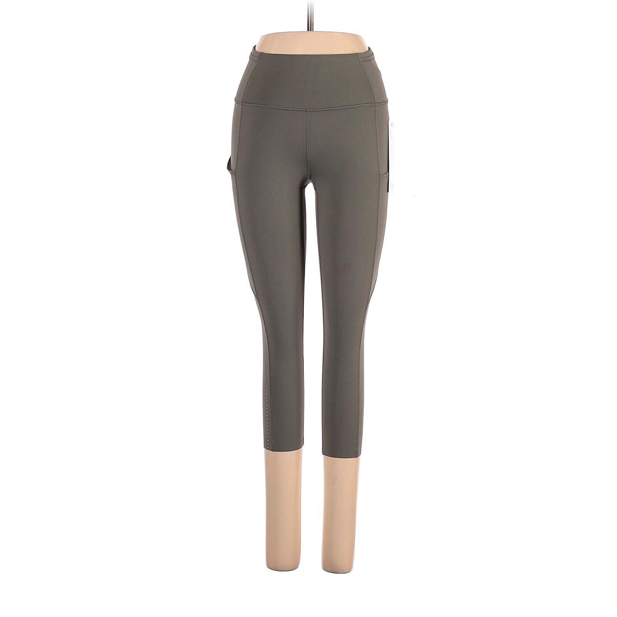 Lululemon Athletica Grey Sage F F HR Crop 19 Leggings - US 4