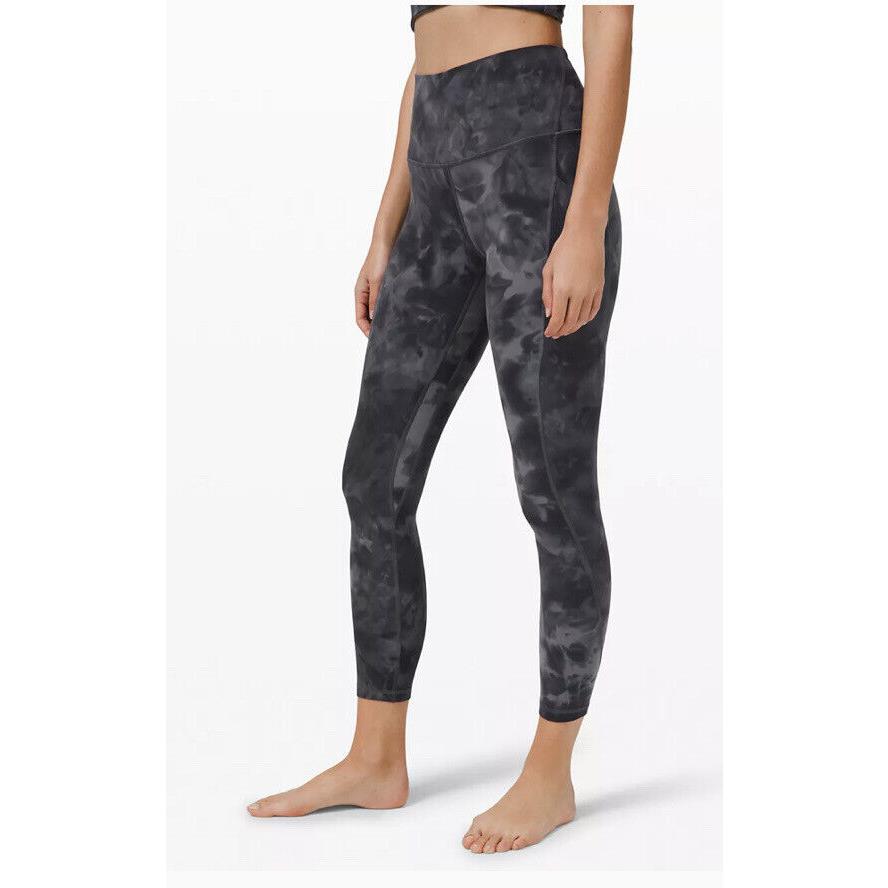 Lululemon Align Pant HR 25 Diamond Dye Pitch Grey Sz 12 Ddpg