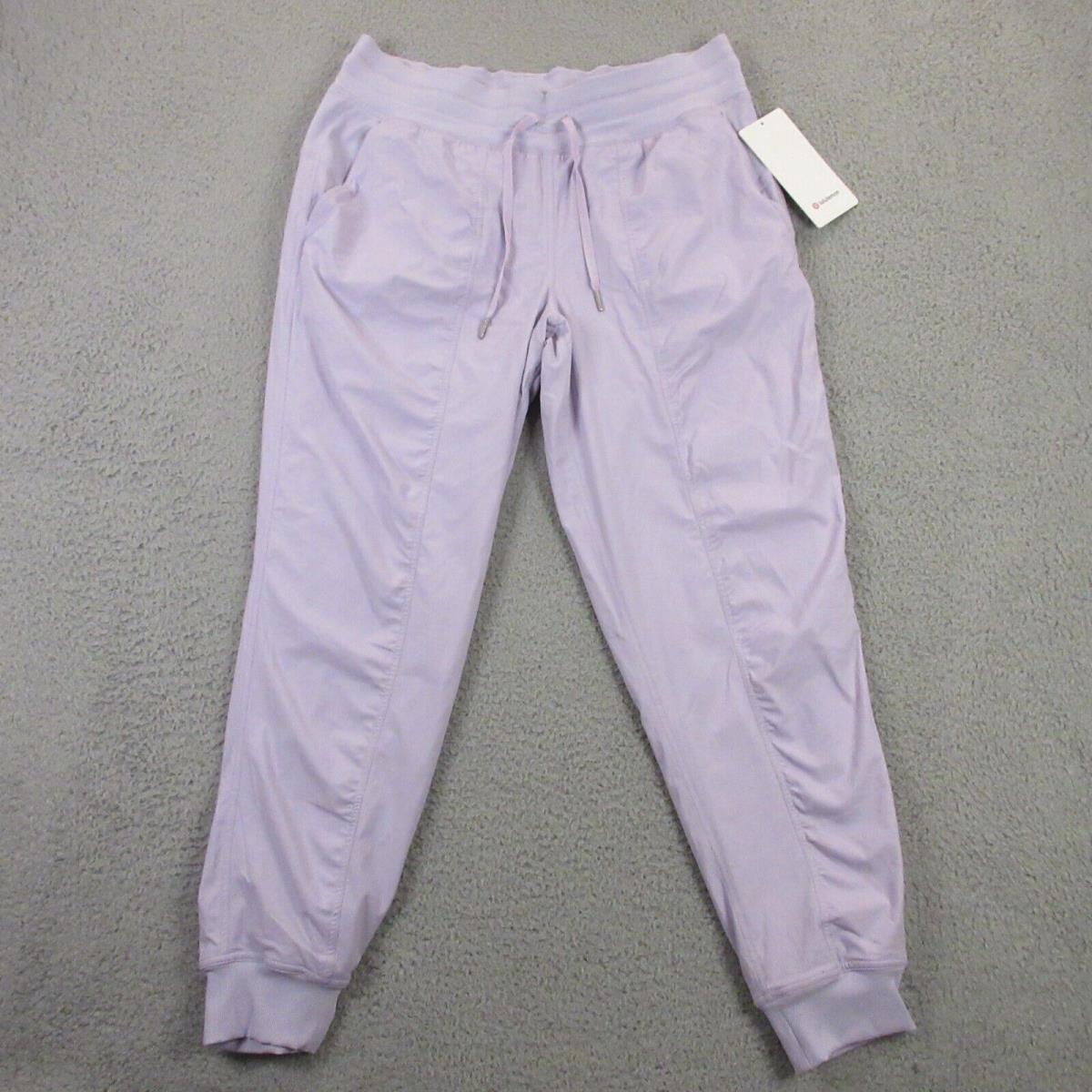 Lululemon Dance Studio Mid Rise Jogger Lined 30 Size 12 Faint Lavender W5ENPS