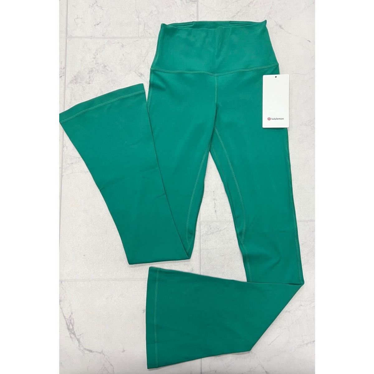 Lululemon Align Mini-flare Pant Regular In Cascadia Green Size: 4