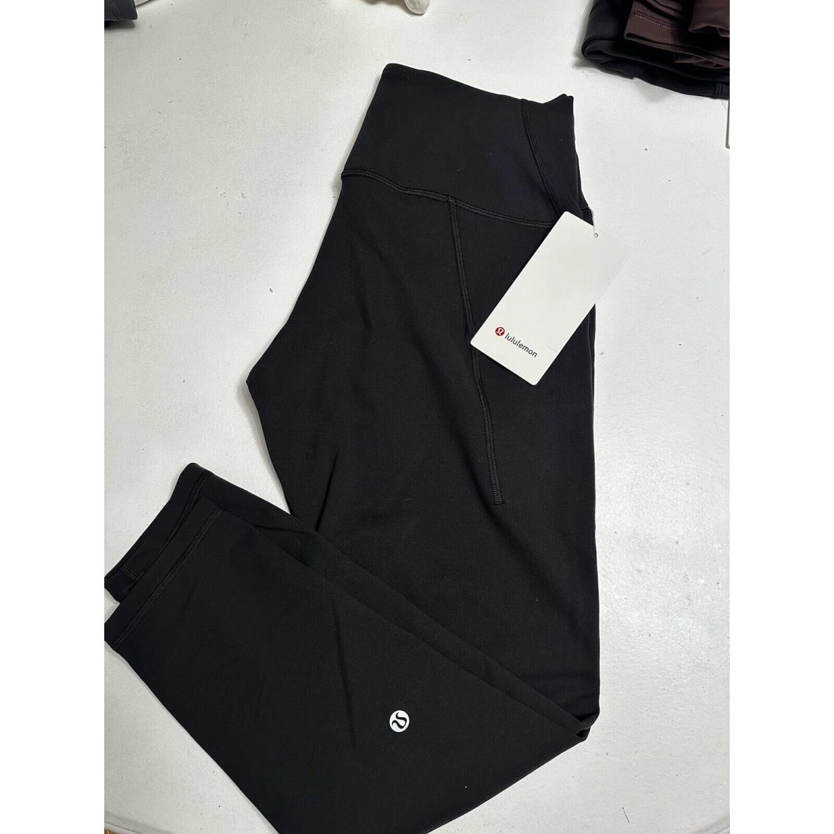 Lululemon Wunder Train HR Tight Pockets 25 Size12 Black