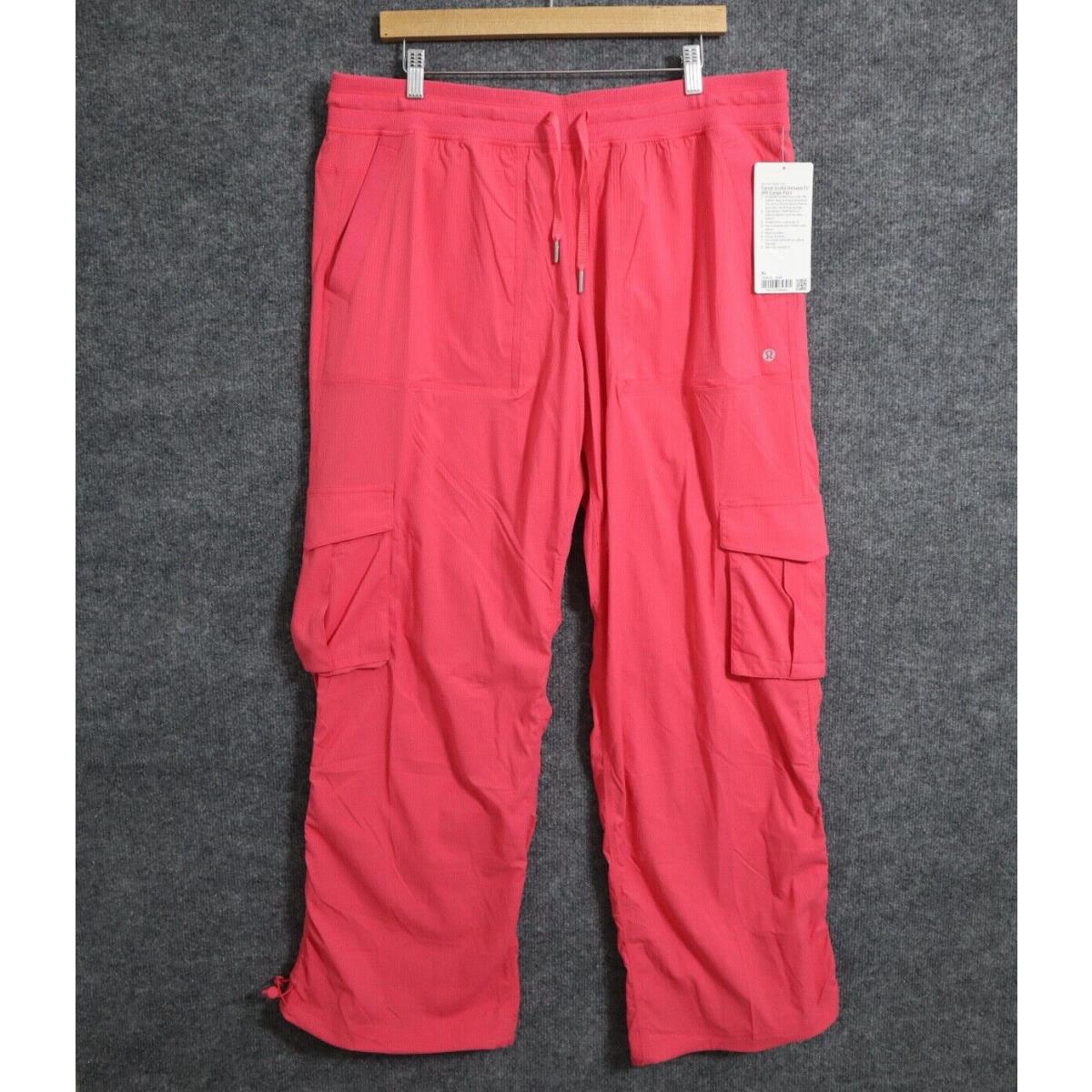 Lululemon Pants Women XL Pink 32 Dance Studio Relaxed Fit MR Cargo Pant