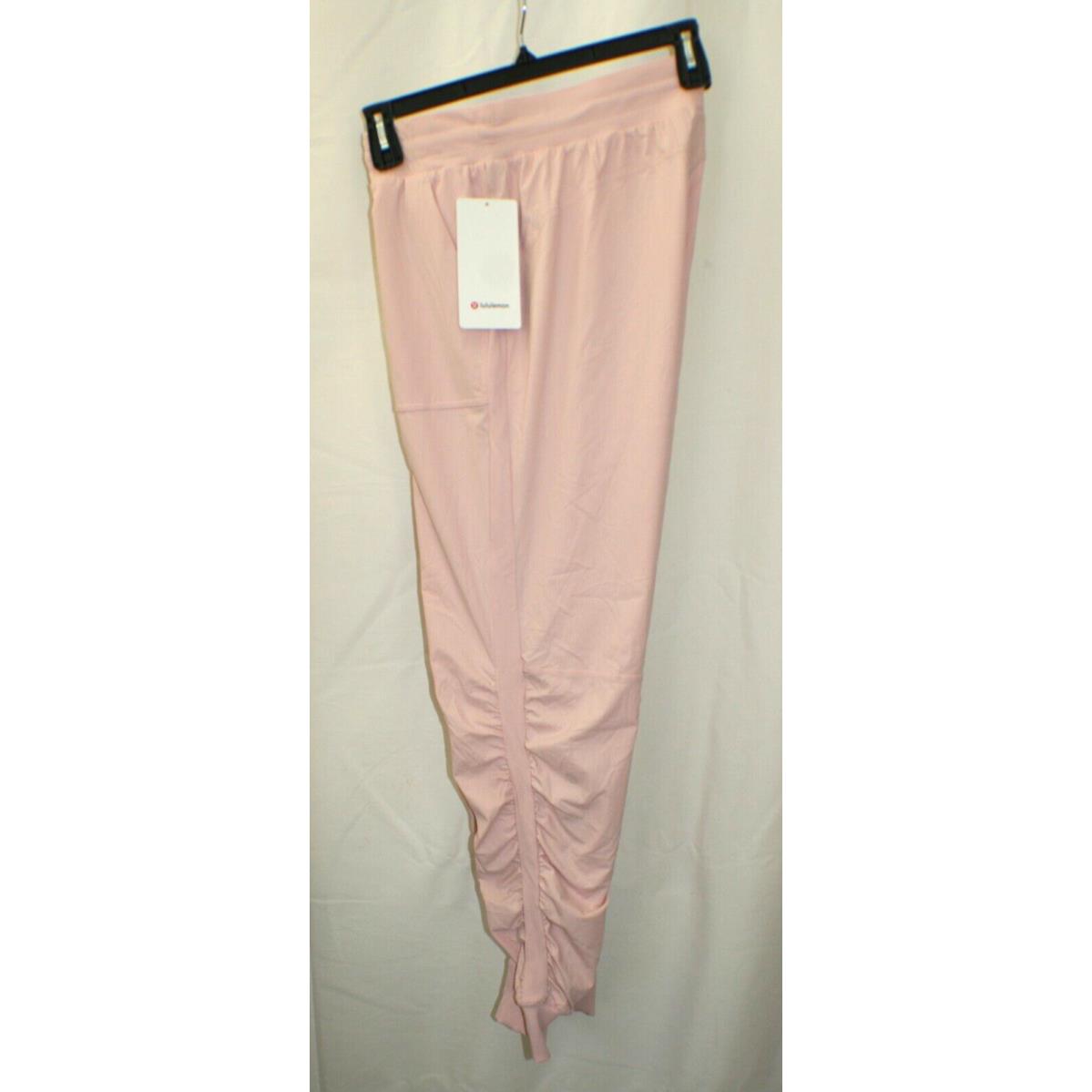 Lululemon Beyond The Studio Lined Jogger Pink Mist Sz 12 High Rise LW5DD6S