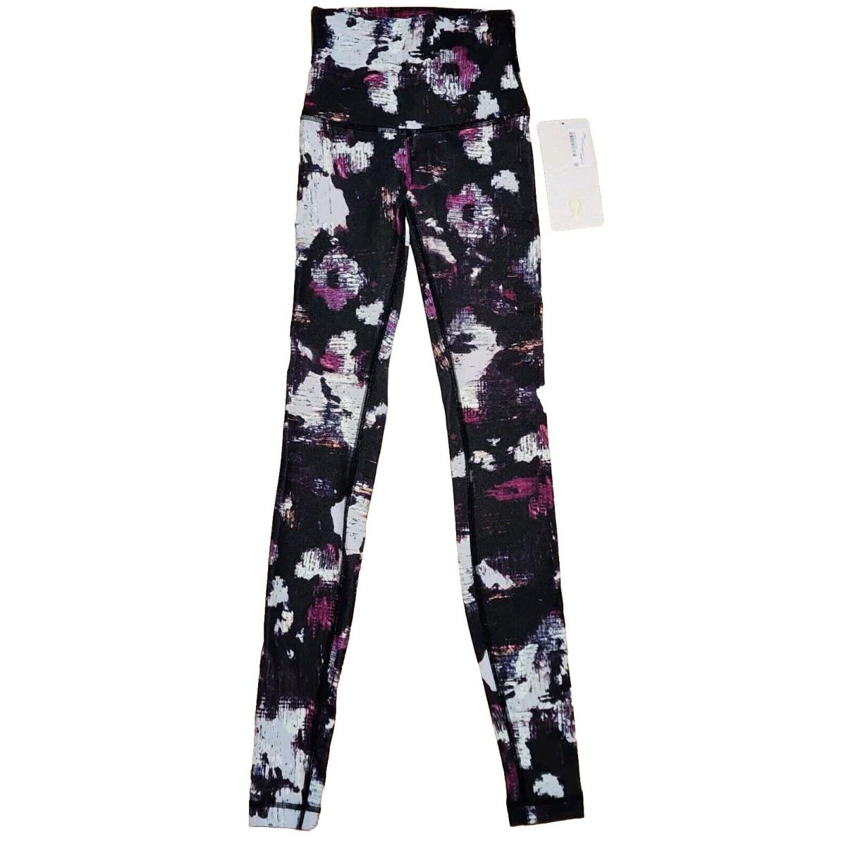 Lululemon Wunder Under Legging Crop Pant Hi-rise Kara Blossom Floral Women 2