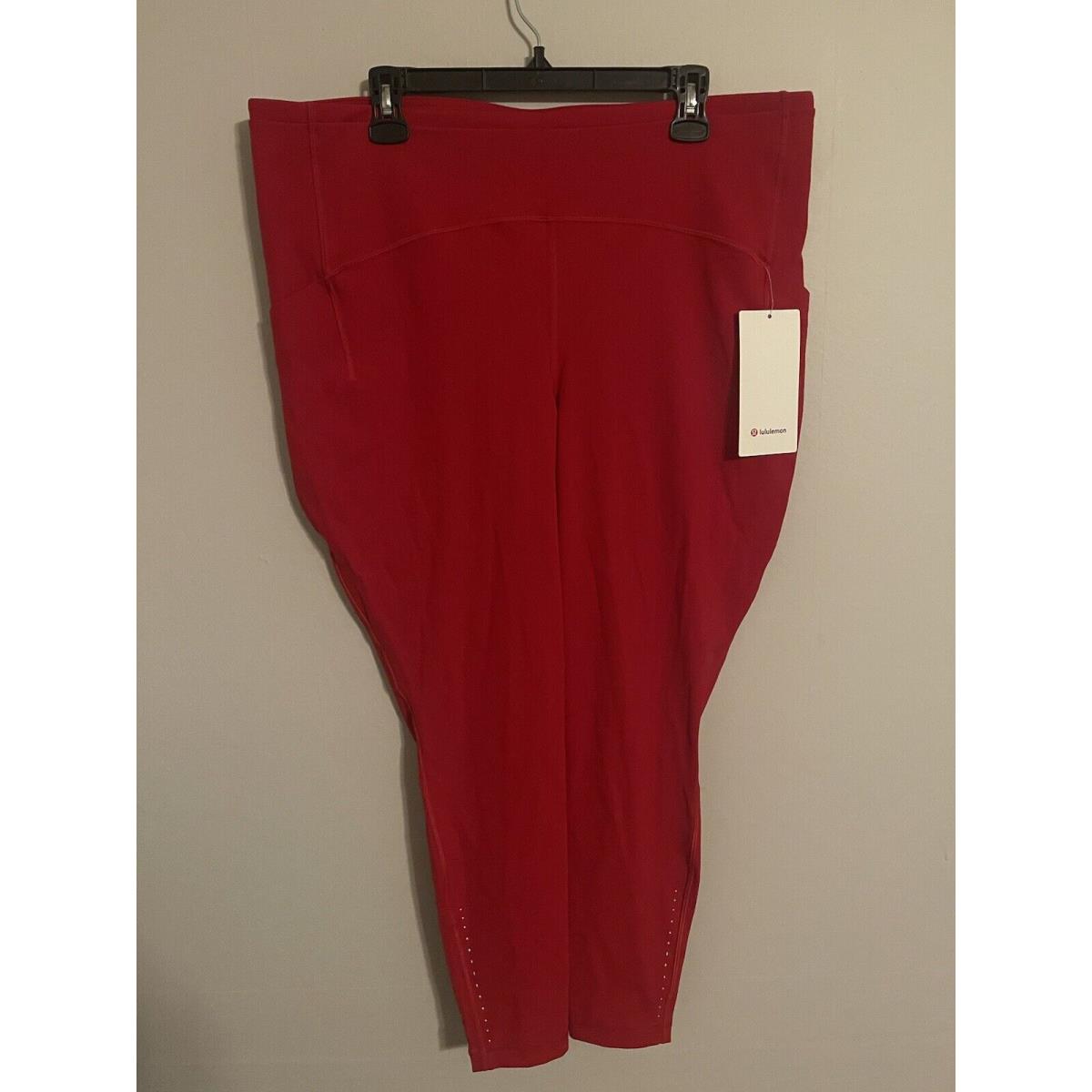 Lululemon Swift Speed HR Tight 28 High Rise Dkrd Red - Women`s 20