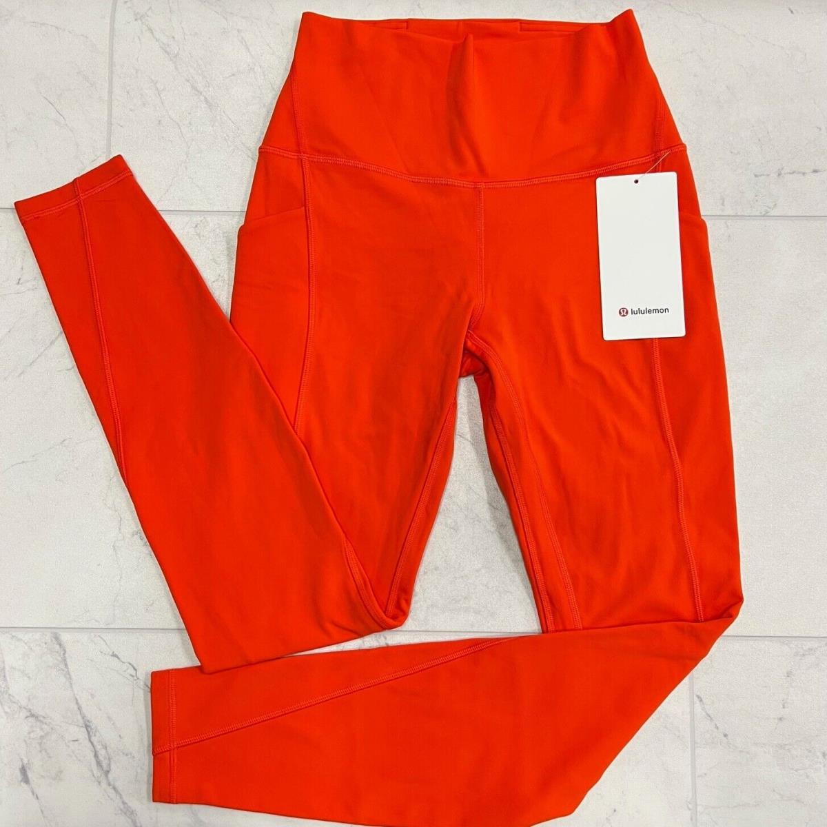 Lululemon Align Pant 28 with Pockets In Solar Orange Size: 4