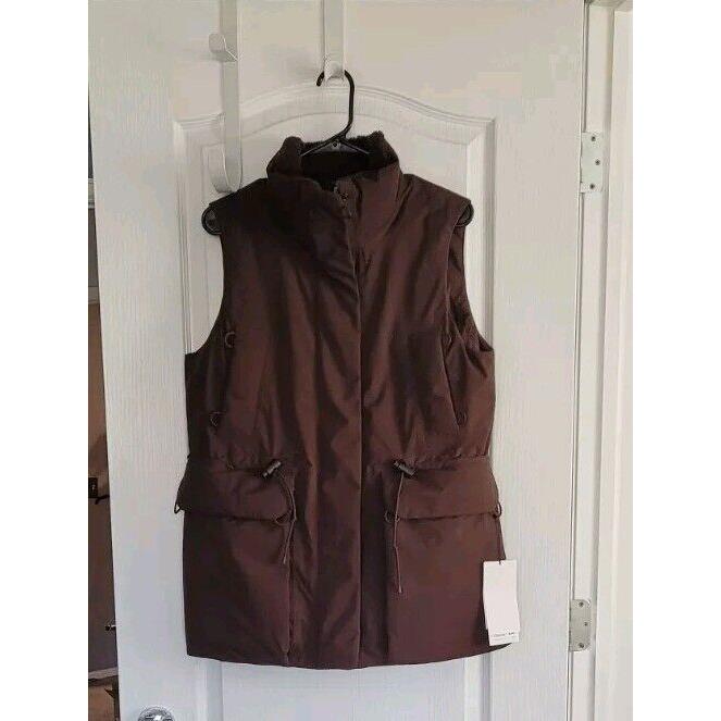 Lululemon Stretchseal Waterproof Down-fill Vest Espresso Brown Size 4