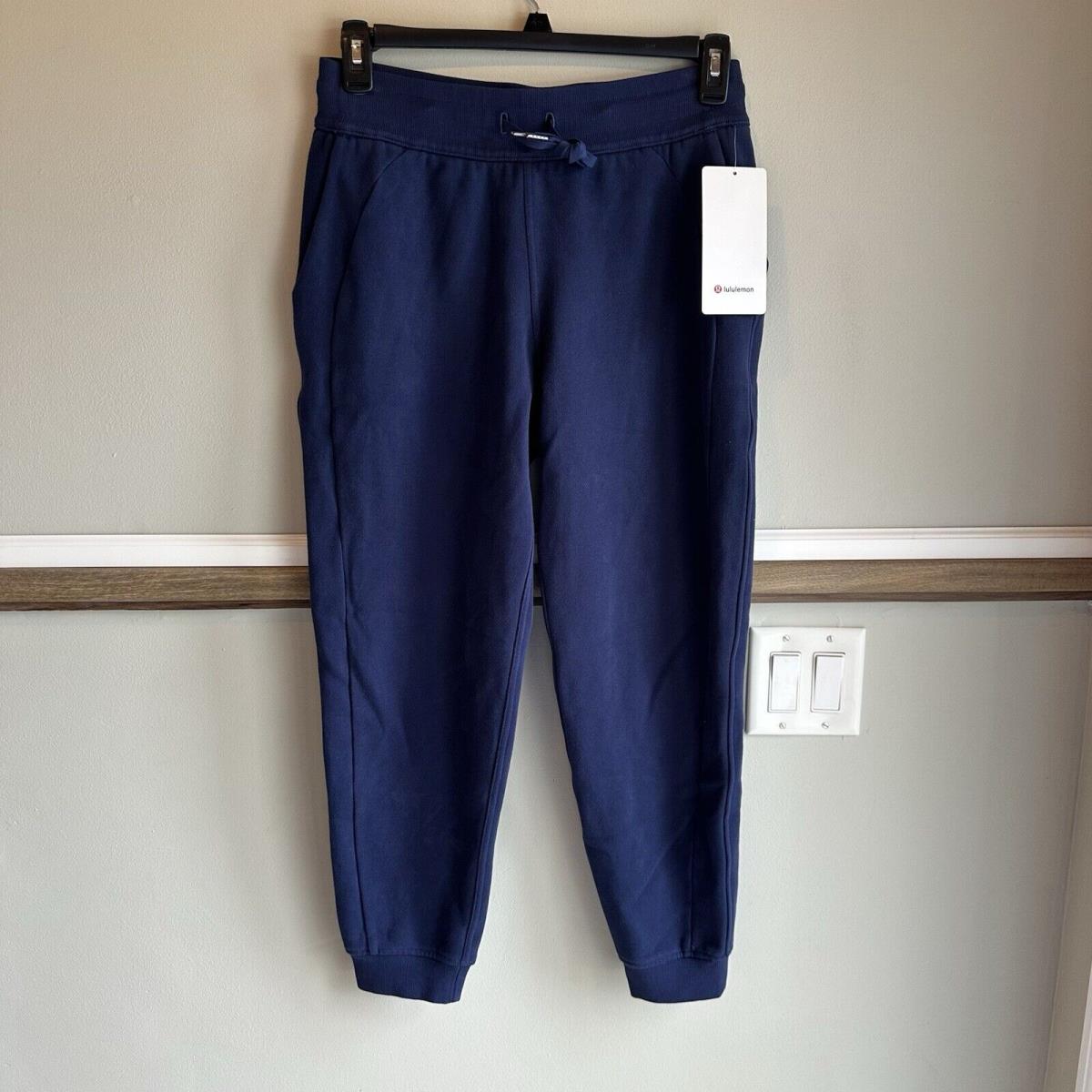 Lululemon Scuba High Rise Jogger Full Length Night Sea Blue Women s Size 8