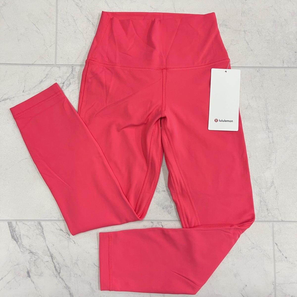 Lululemon Align High Rise Crop 23 In Glaze Pink Size: 4