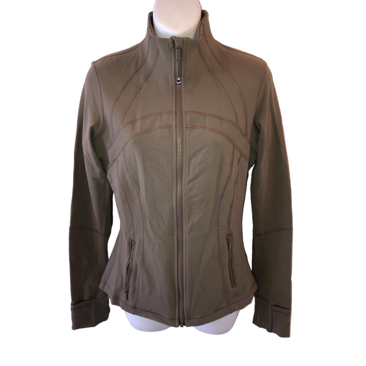 Lululemon Women`s Define Jacket Luon-olive Green Size 8