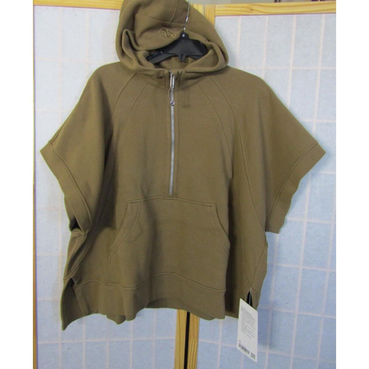 Lululemon Scuba Oversized Hoodie SS Brown Pullover Women`s Size M/l