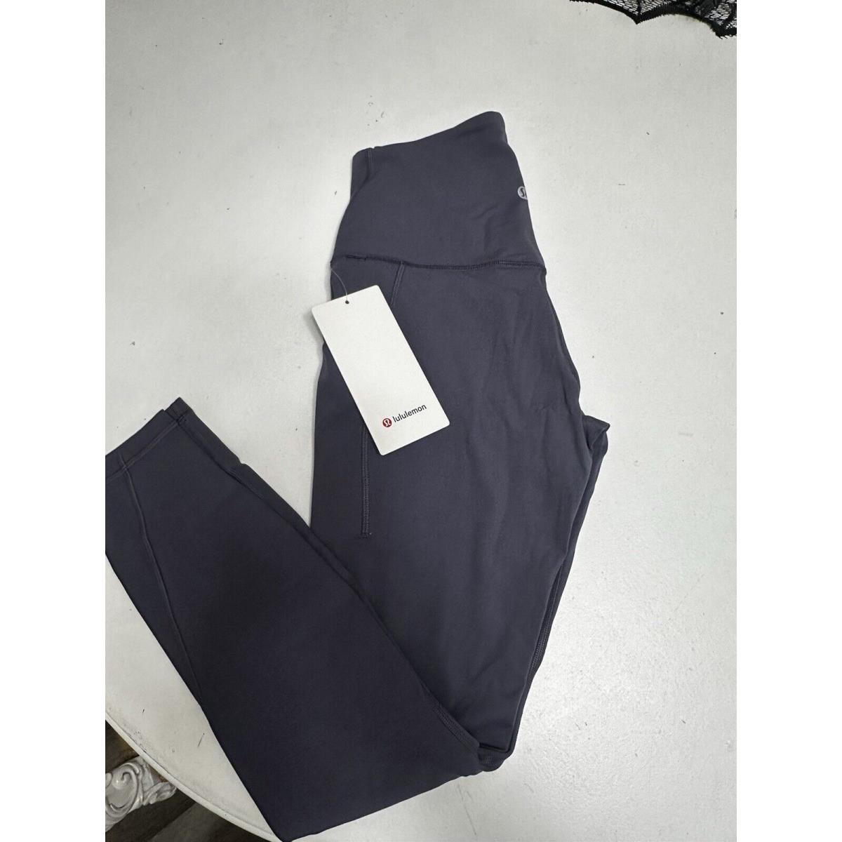 Lululemon Align HR Pant Leggings W/pockets 25 6 Nightfall