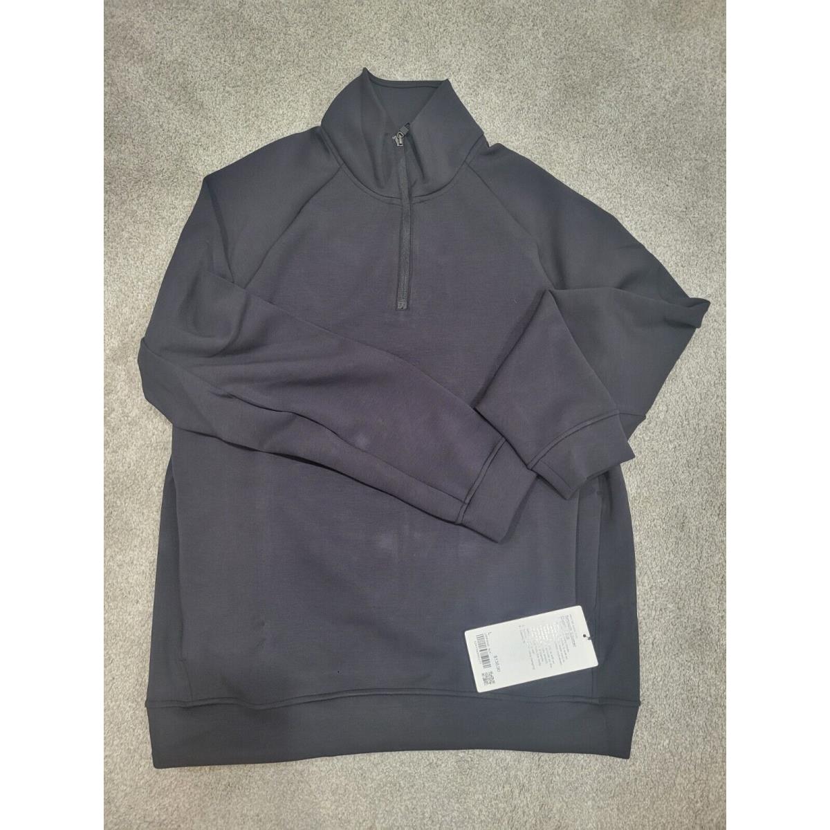 Lululemon Smooth Spacer Quarter Zip Size L Color Black