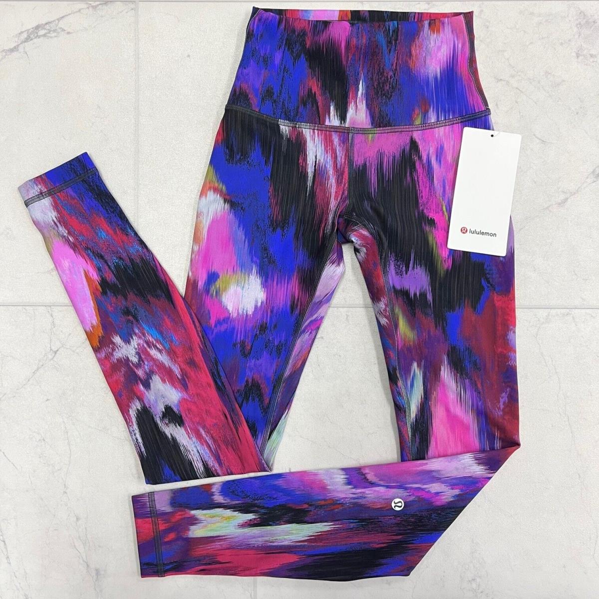 Lululemon Wunder Train High Rise Tight 28 In Multicolor Size: 2