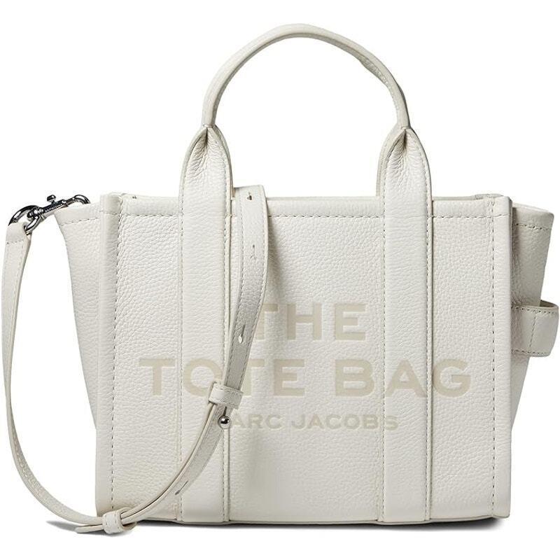 Marc Jacobs Women`s The Small Tote Bag Cotton Canvas in Silver