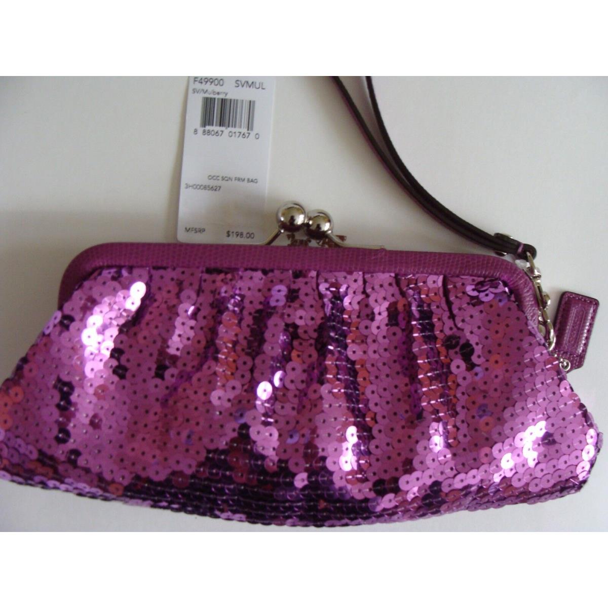 Coach Occasion Sequin Frame Evening Bag F49900