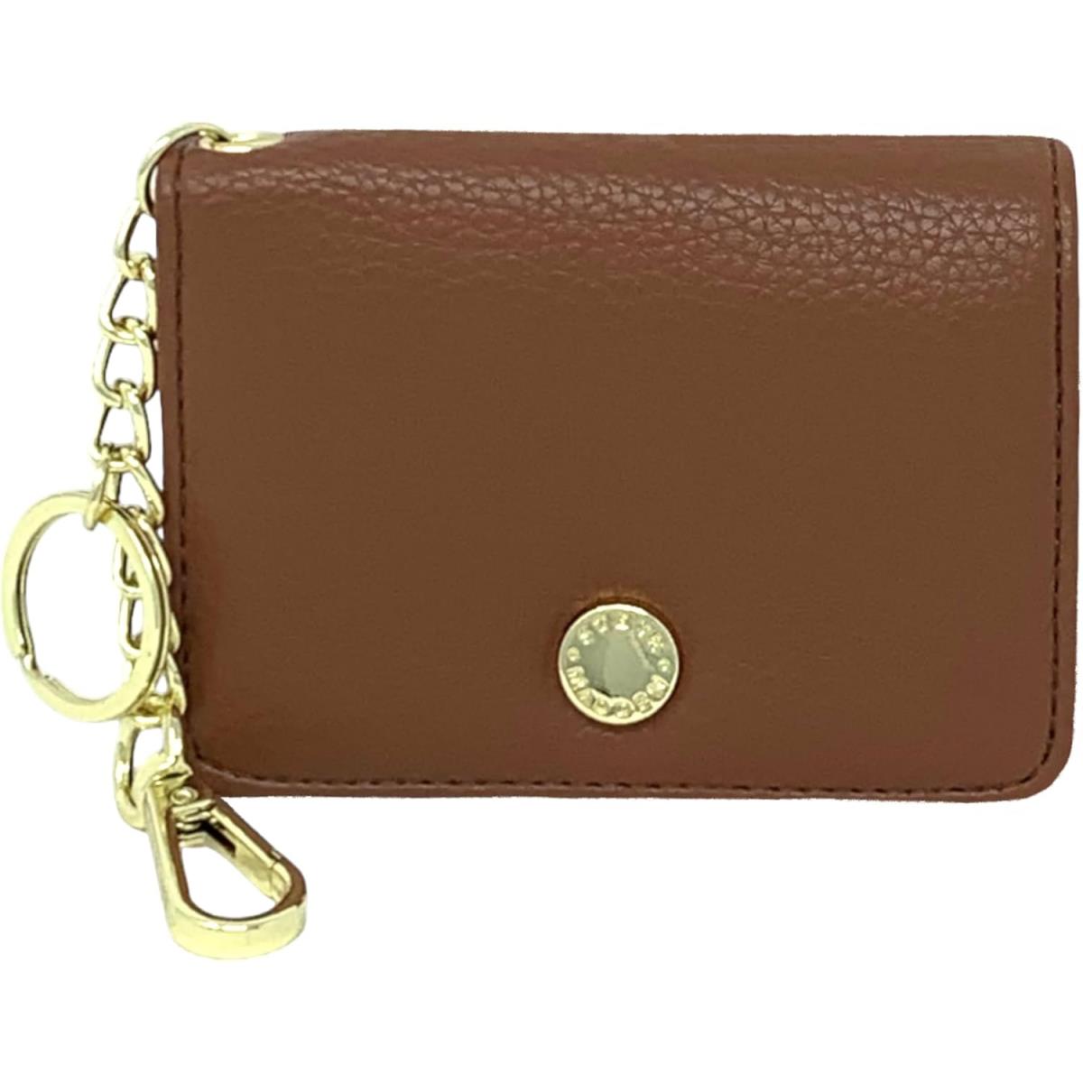 Steve Madden Bfold Clip On Card Case Wallet with Keyring Lemon Bite