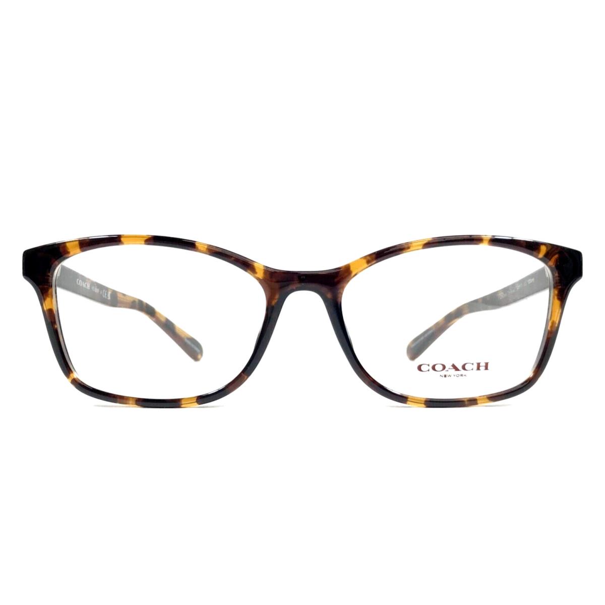 Coach Eyeglasses Frames HC6216F 5120 Dark Tortoise Cat Eye Asian Fit 54-17-145