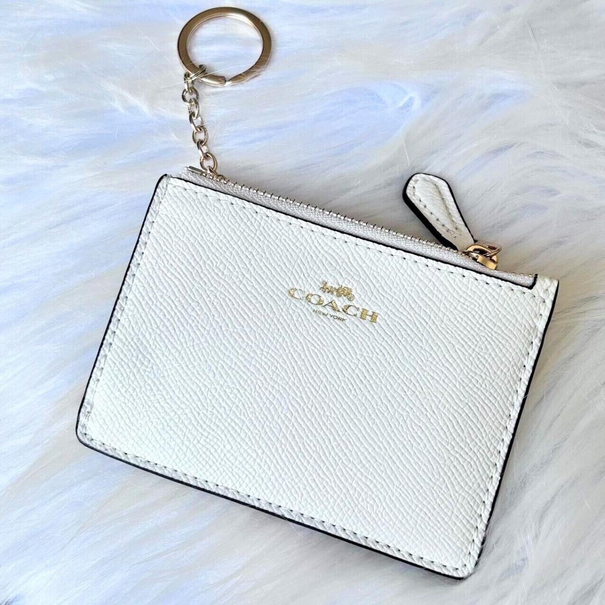 Coach Skinny Mini ID Case Credit Card Holder Key Chain Rare