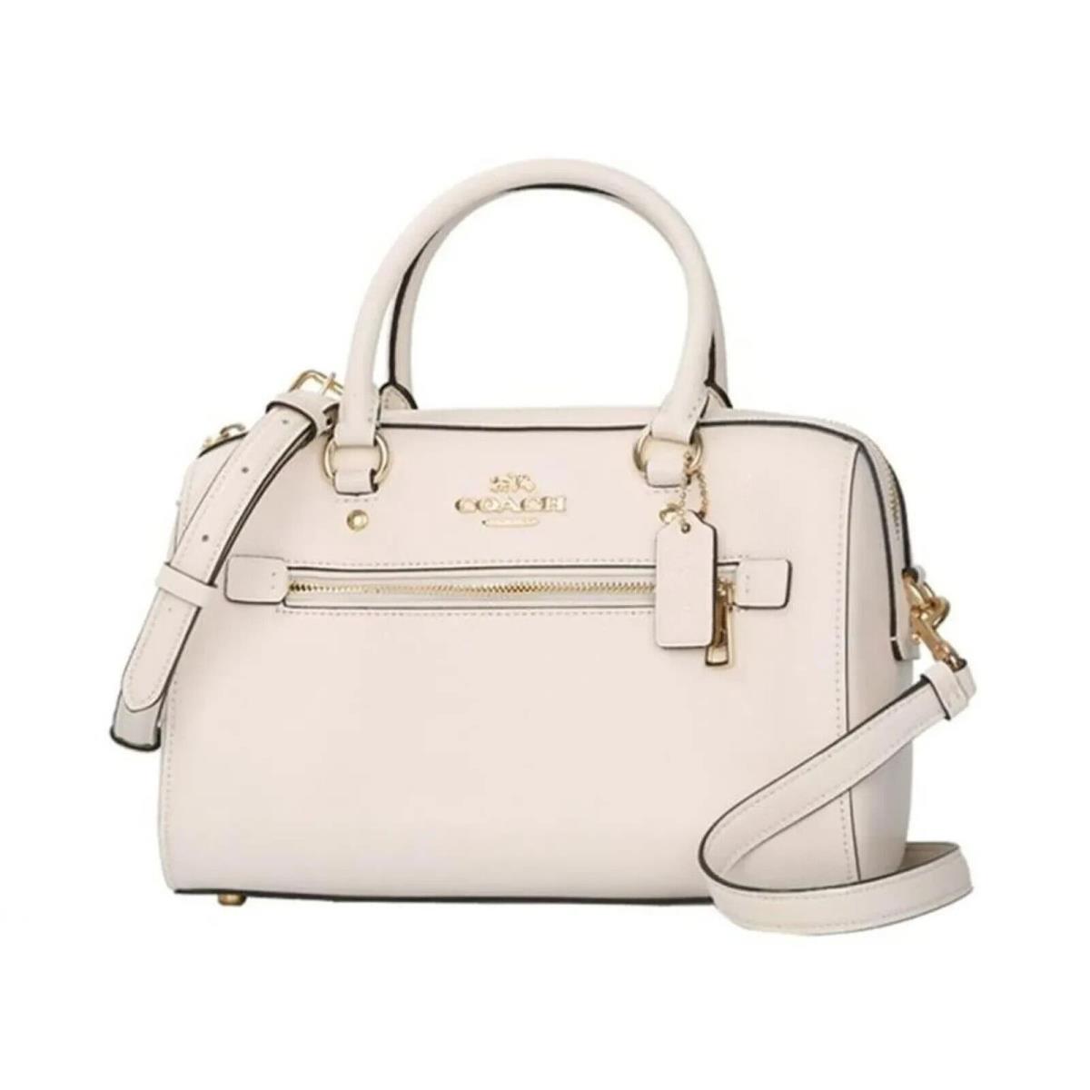 Coach F79946 Rowan Satchel Crossbody Bag in Chalk