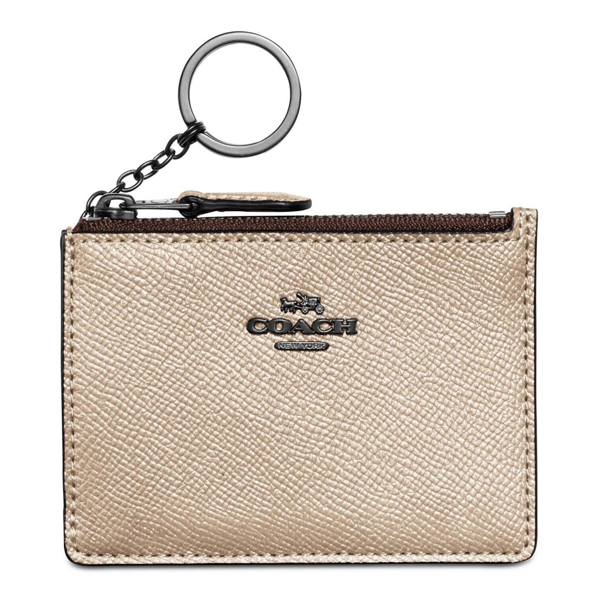 Coach Platinum Mini Skinny ID Card Case Women`s Wallet L26236