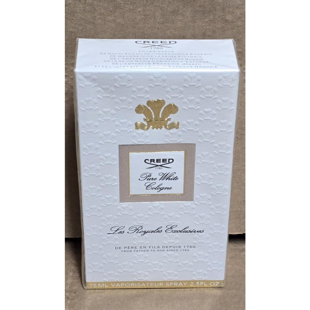 Creed Pure White Cologne Les Royales 2.5 oz / 75 ml Eau De Parfum