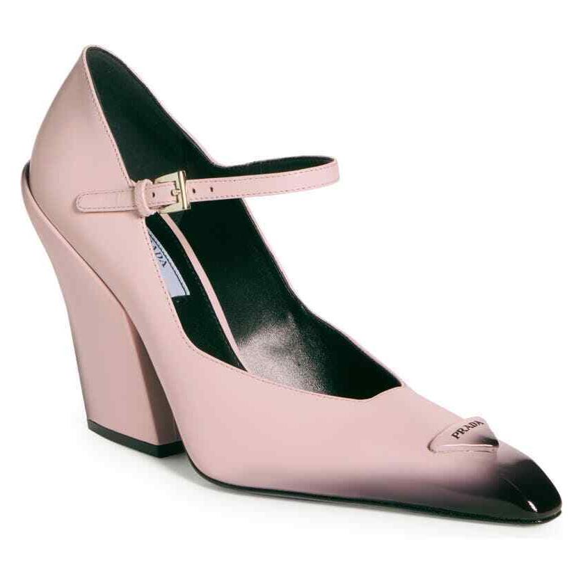 Prada Modellerie Mary Jane 293147 Pump in Alabastro Pink Ombre Size 38 / 8Us