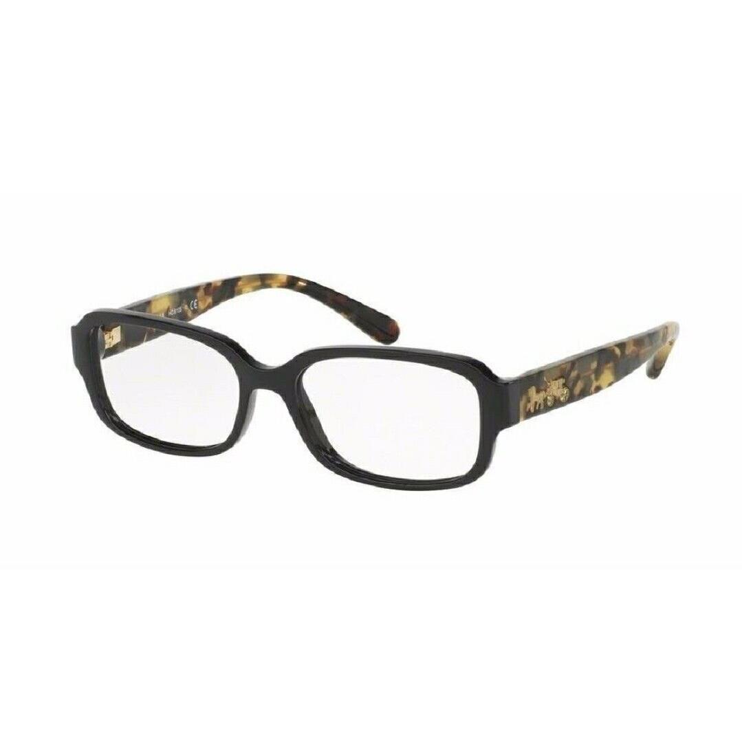 Coach HC6105F 5449 Black / Dark Vintage Tortoise Woman`s Eyeglasses 53 mm