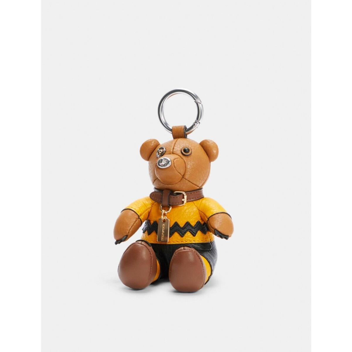 Coach X Peanuts Limited Edition Charlie Brown Bear Collectible Bag Charm