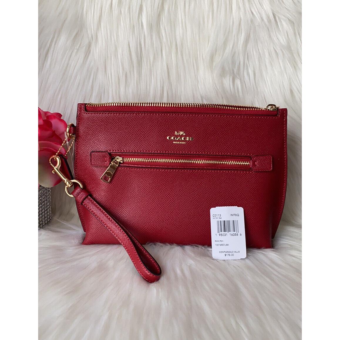 Coach Rowan Pouch Coach C0113 IM/1941 Red