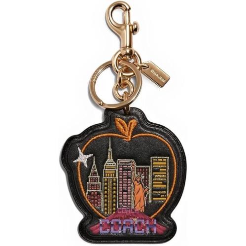 Coach Souvenir Big Apple Skyline Signature Bag Charm Keyring Fob C1185