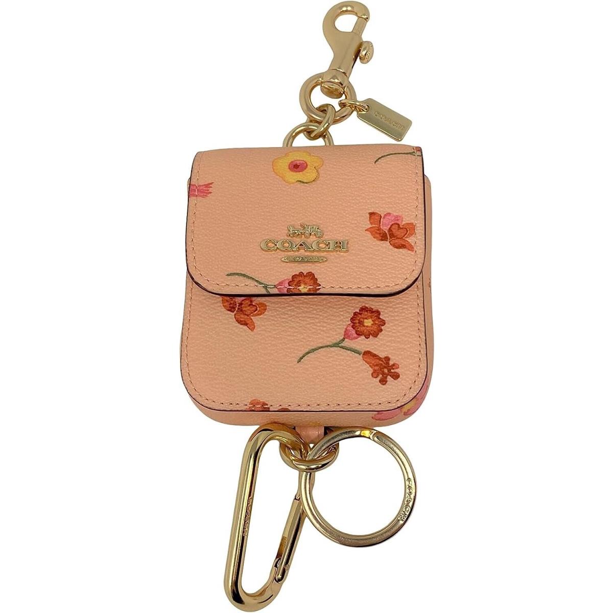 Coach Women`s Multi Attachments Case Bag Charm In Mystical Floral Print