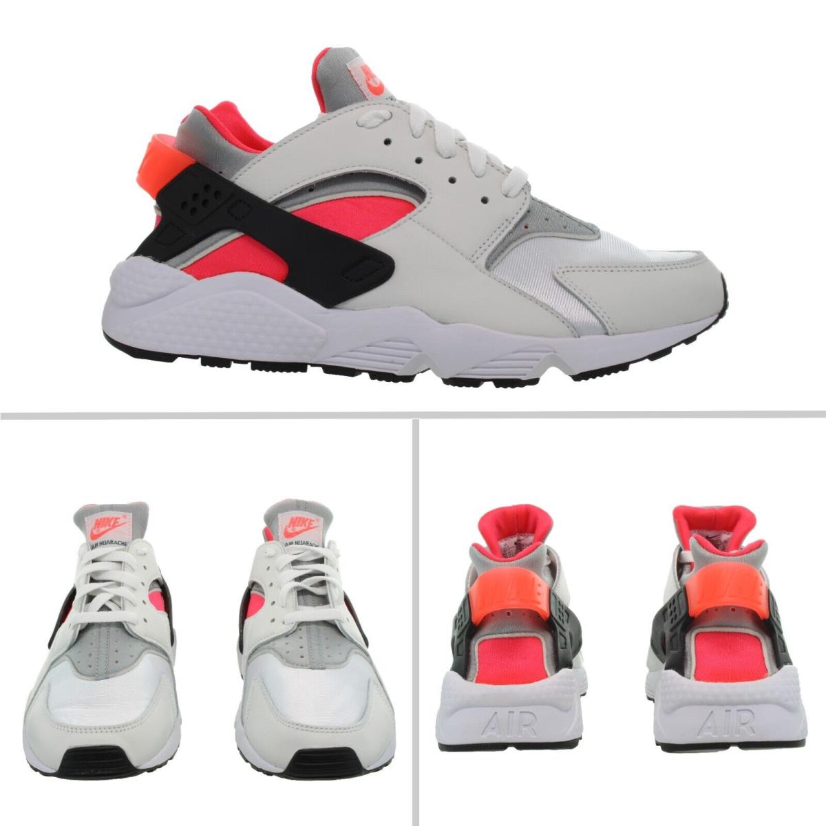 Nike Men`s Air Huarache Icons White - Infrared 23 Running Shoes Multiple Size