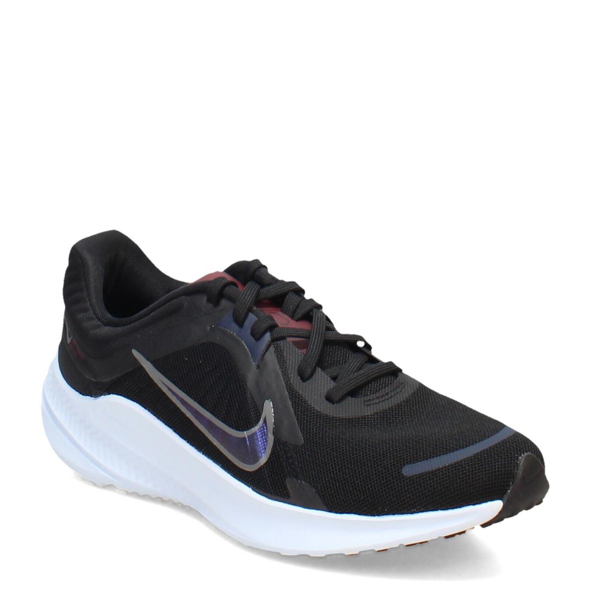 Women`s Nike Quest 5 Running Shoe DD9291-008 Black/grey/maroon Mesh