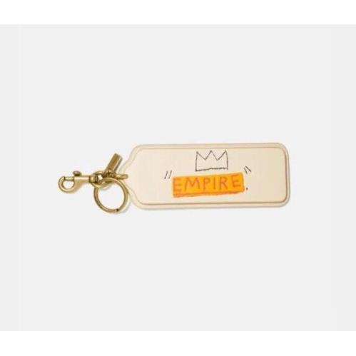 Coach X Jean-michel Basquiat X-large Empire Key Ring Tag Bag Charm