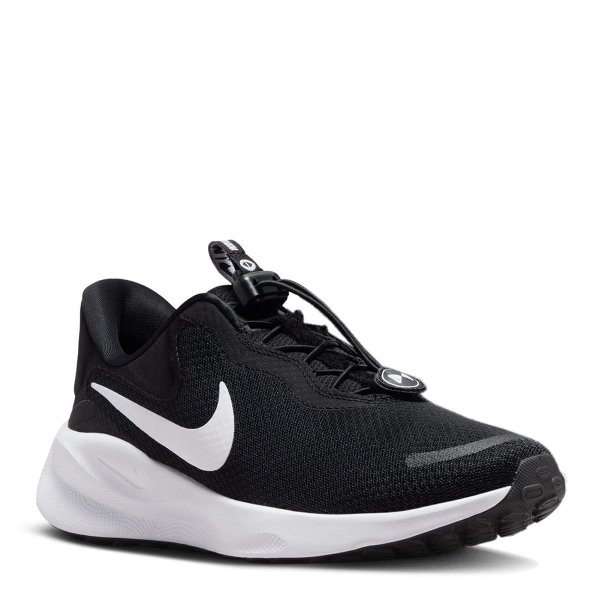 Men`s Nike Revolution 7 Easyon Running Shoe FQ4112-001 Black/white Mesh - Black/White