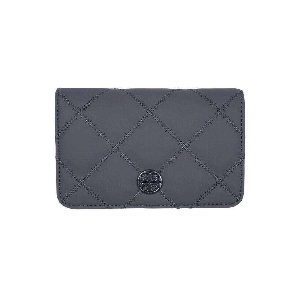 Latest  Willa Matte Black Quilted PU Wallet 150061 by Tory Burch