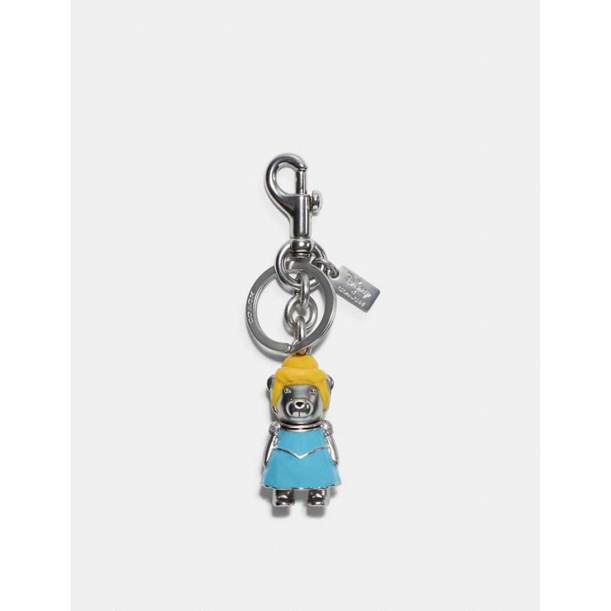 Disney X Coach Cinderella Bear Bag Charm Designer Bag Charm Limited Edition