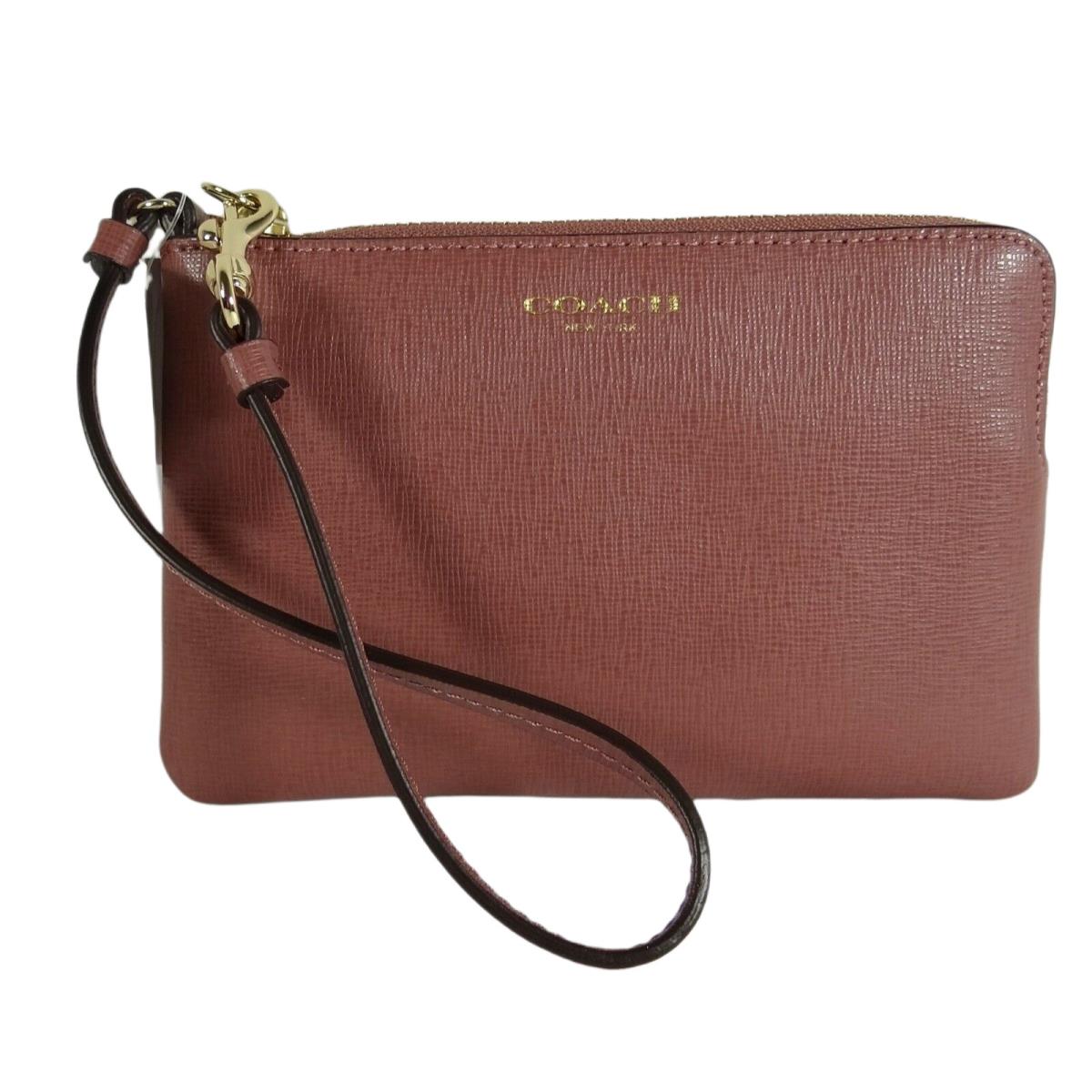 Coach Rouge Small Zip Wristlet